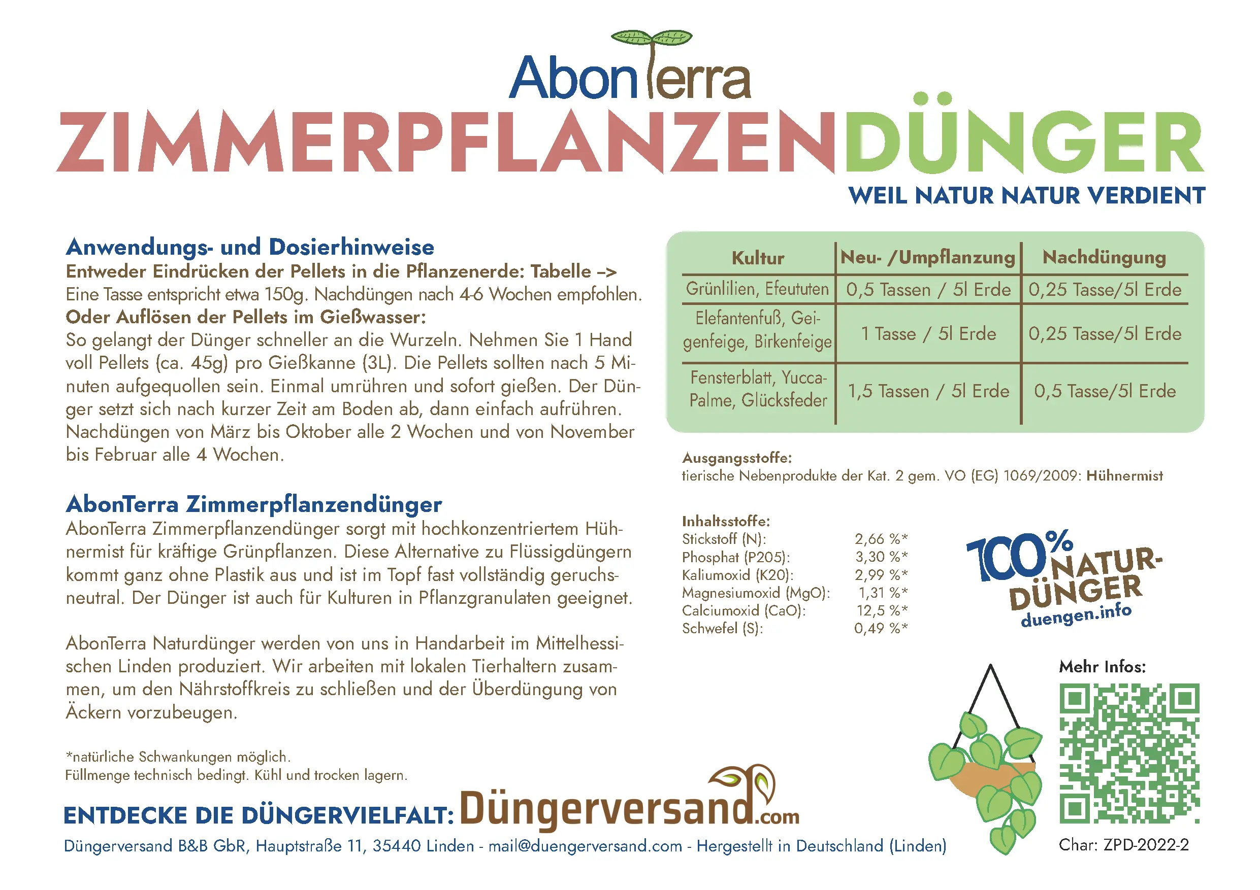 AbonTerra Zimmerpflanzendünger